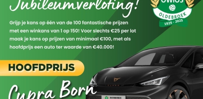 Jubileumloterij OWIOS: trekking verplaatst naar 17 oktober